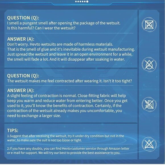 Hevto Wetsuits 3mm Neoprene Full Scuba Diving Suits Surfing Swimming Long Sleeve - Picture 4 of 5